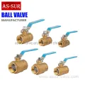 Full bore Wog600 Lead Free Brass Ball Valves